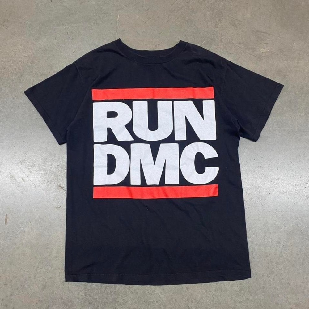 Vintage Black Run DMC cotton shirt‎ Size M